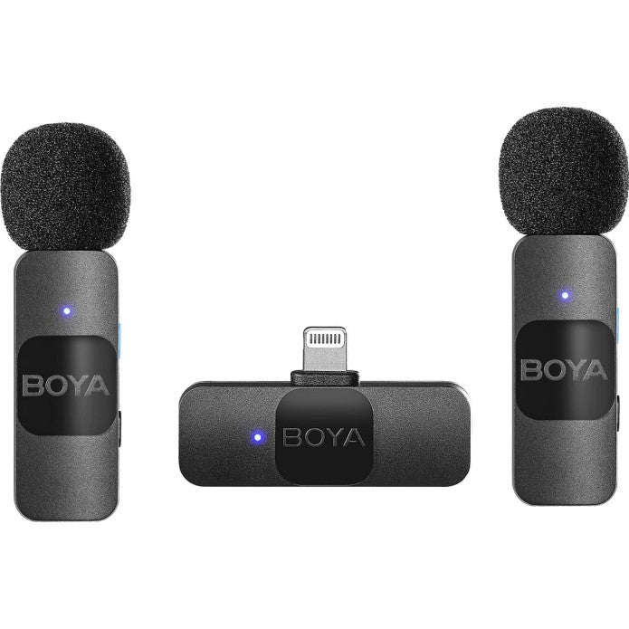 Boya BY-V2 V2.0 Draadloze microfoonset (Lightning)