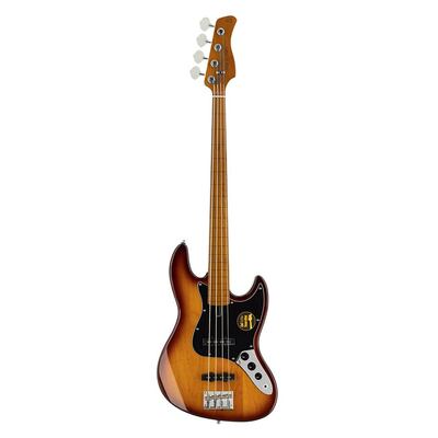 Sire Basses V5 A4F/TS Fretless Bass Tobacco Sunburst Basgitaar