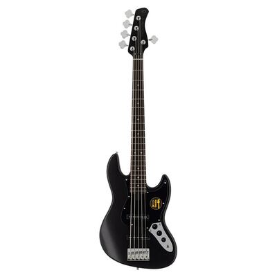 Sire Basses V3P 5/BKS passive black satin Basgitaar