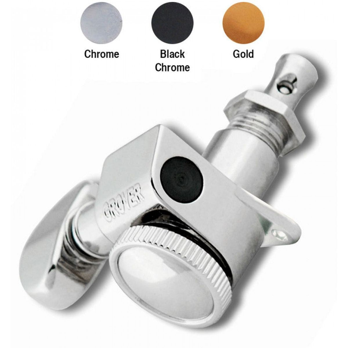 Grover Roto Grip Mini Machine Heads 6 Line Chrome