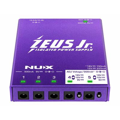 NUX Zeus Jr. Isolated Power Supply multivoeding voor effectpedalen