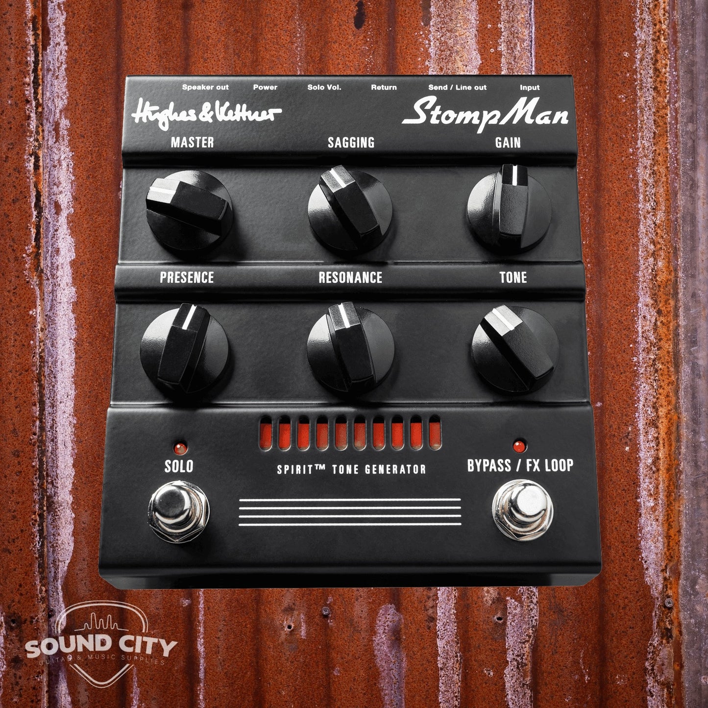 Hughes & Kettner StompMan Powered Preamp pedaal 50W