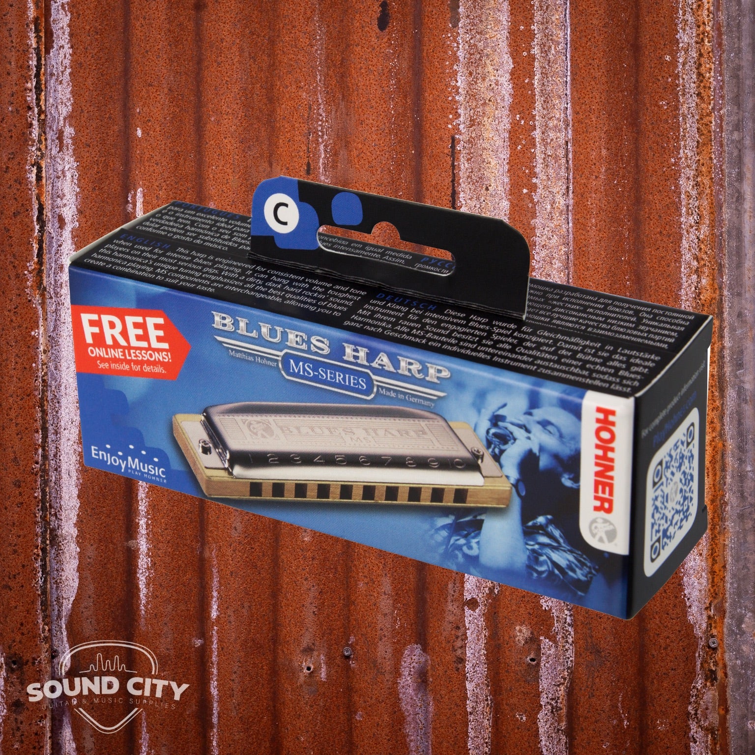 Hohner Mondharmonica Blues Harp MS, A