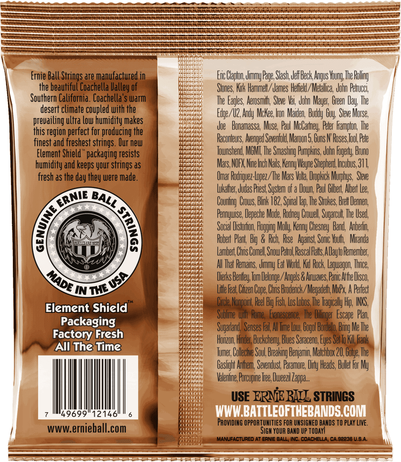 Ernie Ball 2146 Earthwood Medium Light 12-54 snaren