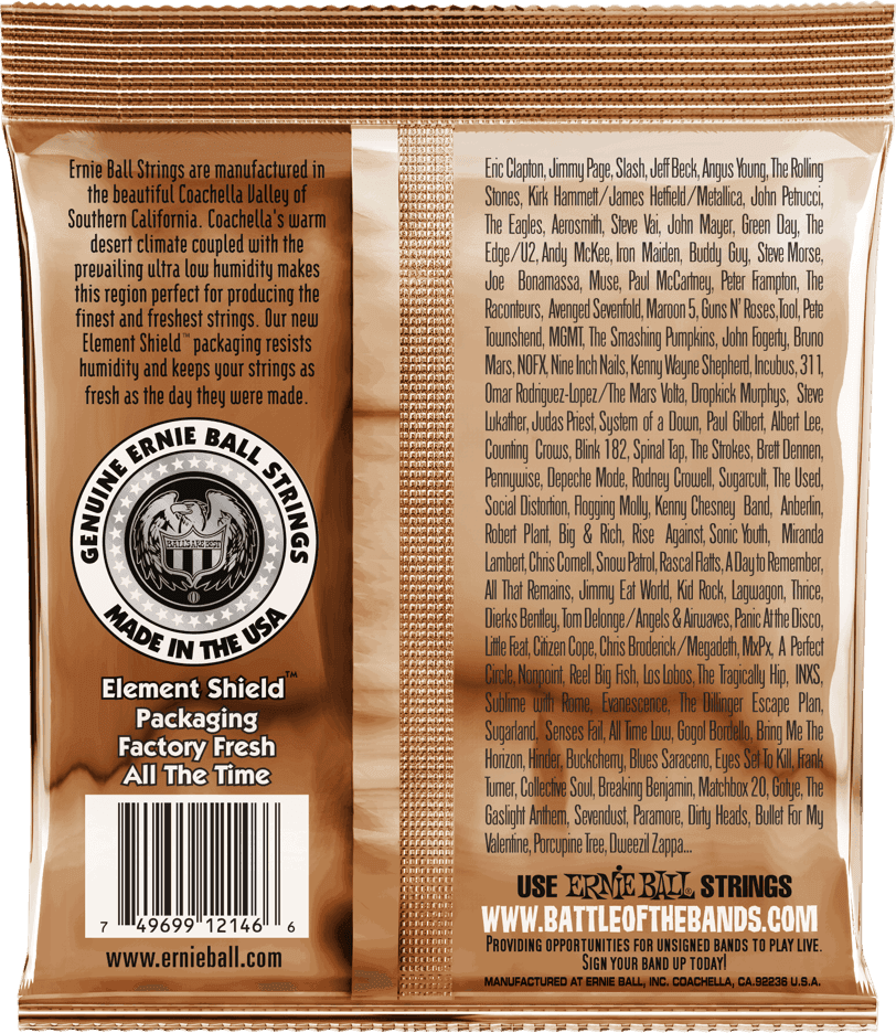 Ernie Ball 2146 Earthwood Medium Light 12-54 snaren