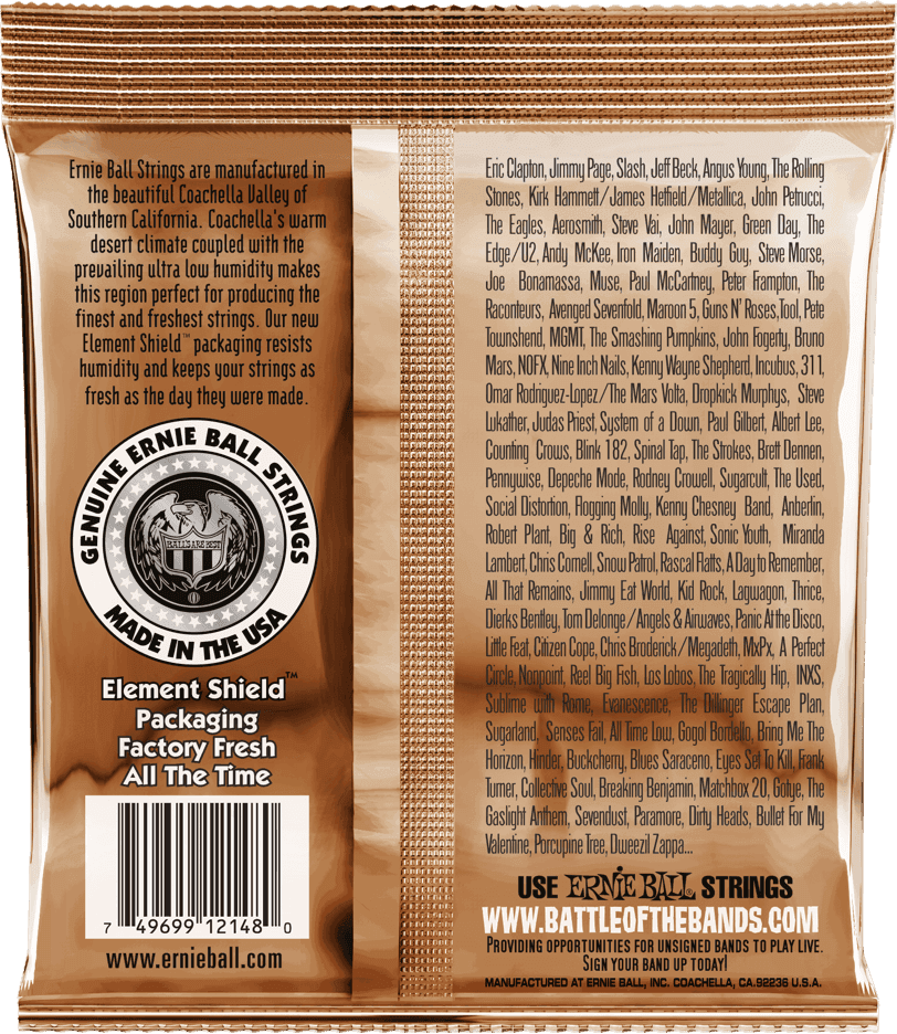 Ernie Ball 2148 Earthwood Light 11-52 snaren