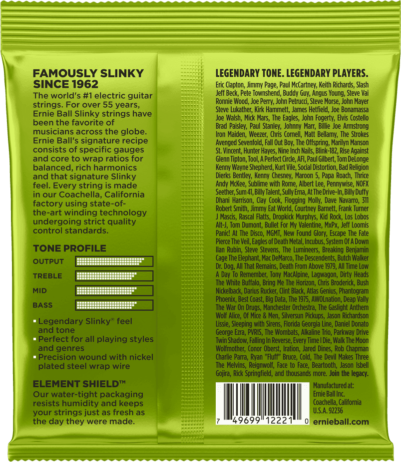 Ernie Ball 2221 Regular Slinky 10-46 snaren