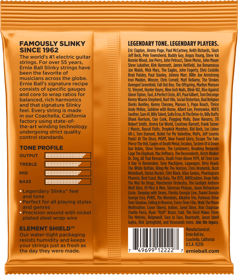 Ernie Ball 2222 Hybrid Slinky 09-46 snaren