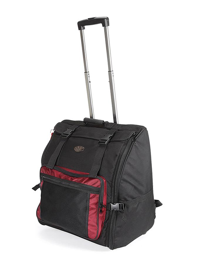 CNB accordeon trolley tas, met wielen, 47h x 53b x 22d, voor 120 bassen