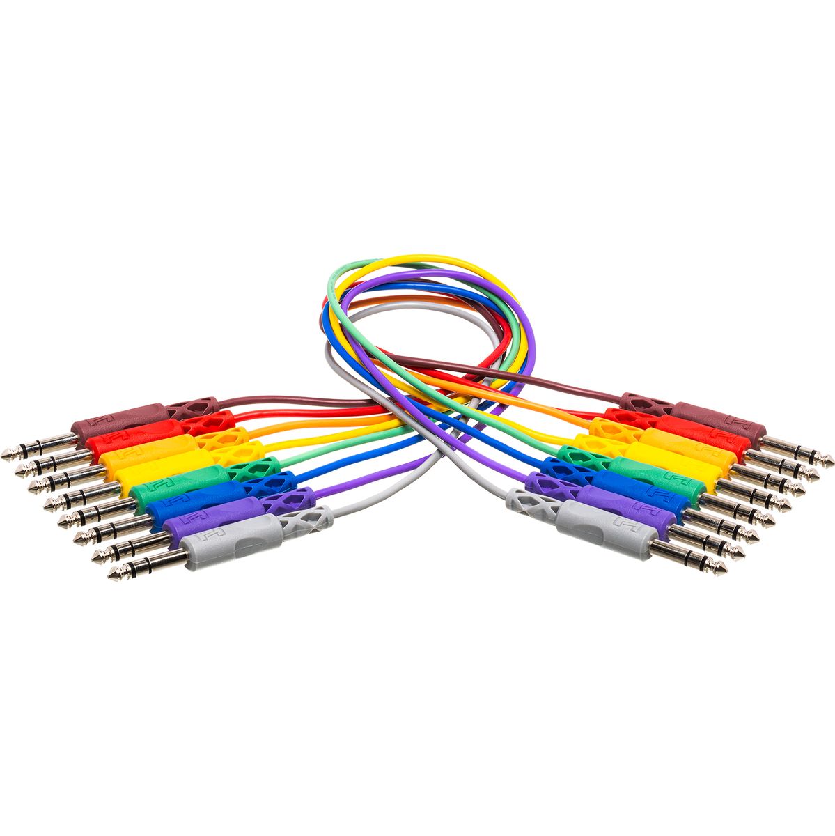 Hosa CSS-830 Balanced Patch Cables 1/4 In TRS To Same 1 FT