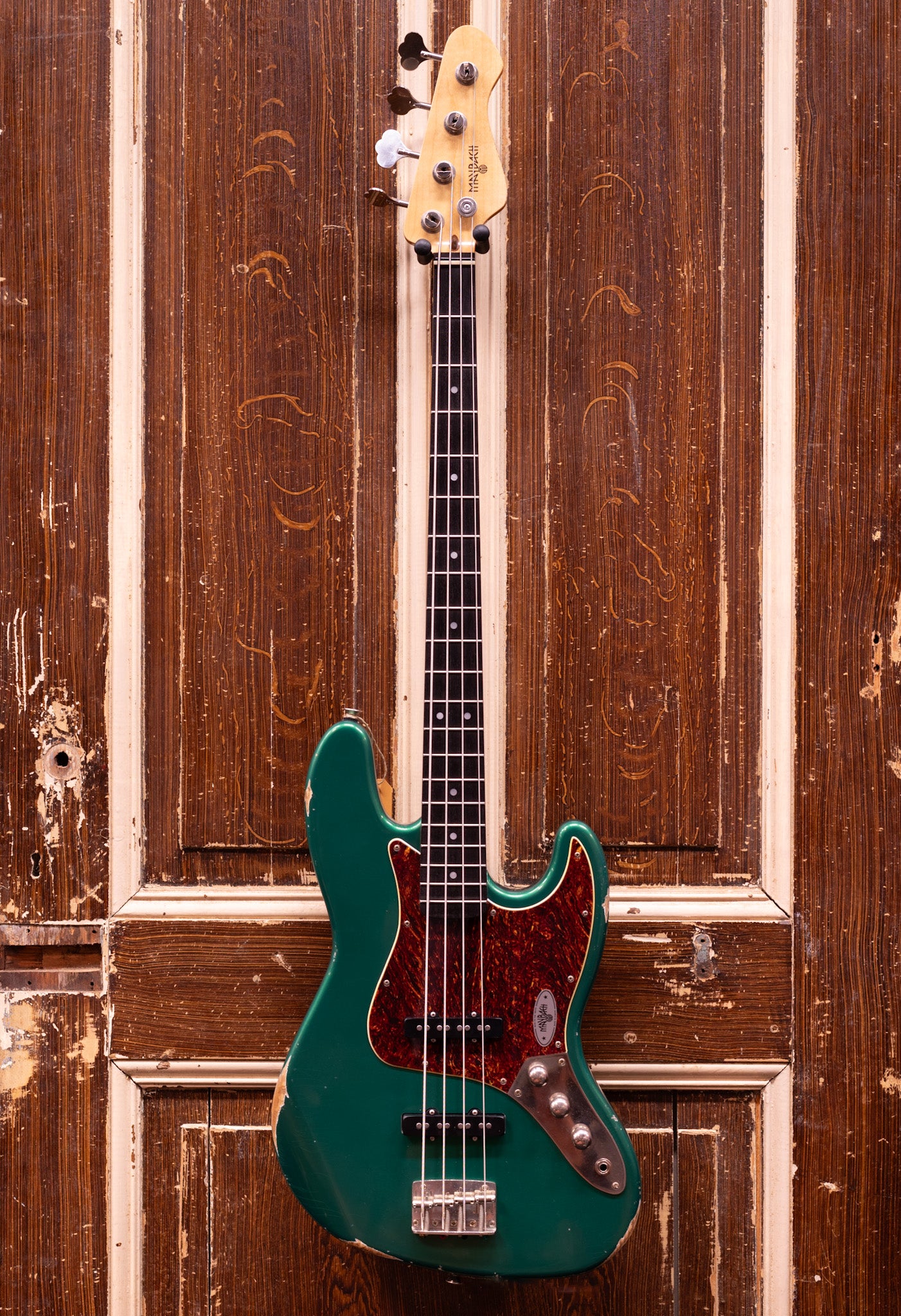 Maybach Motone J Bass Sherwood Green Aged Basgitaar