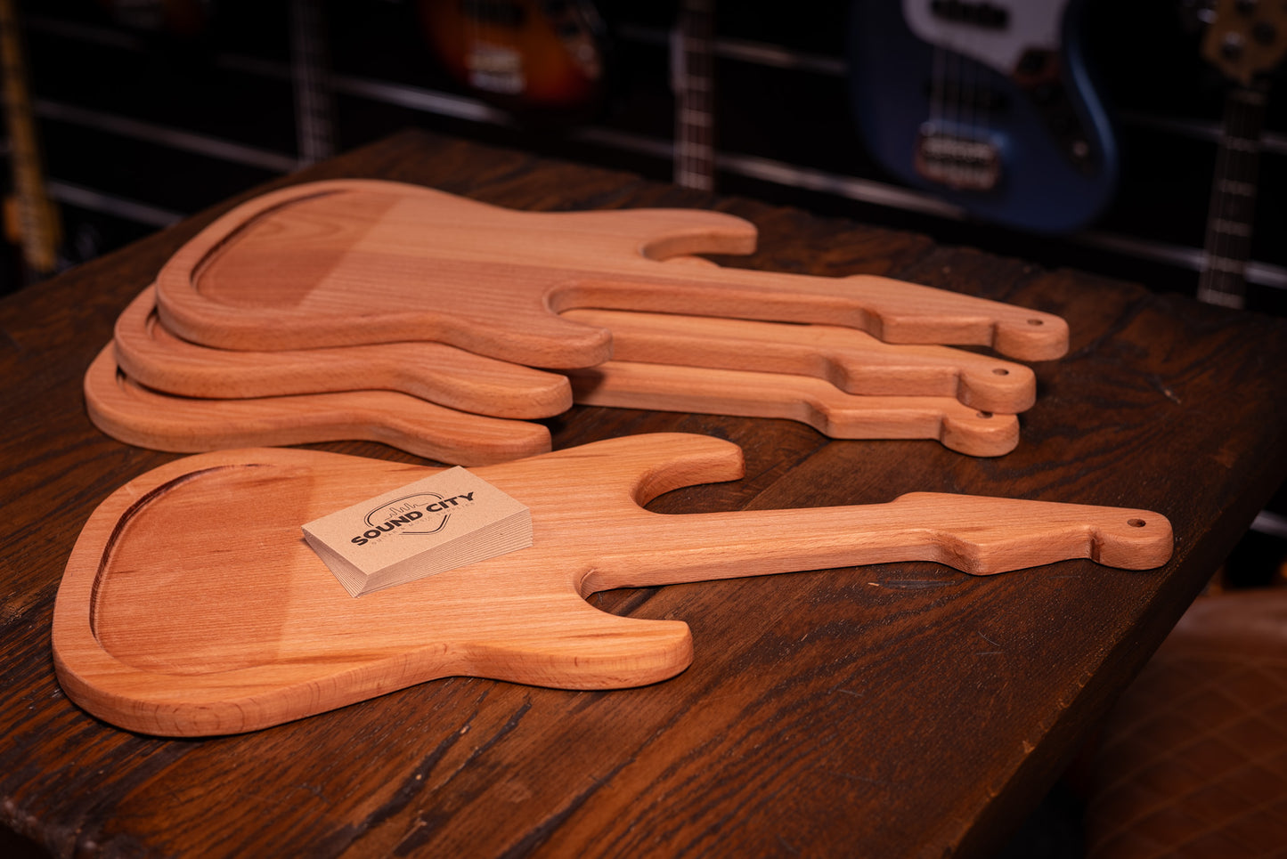 Gitaar hapjesplank (Handgemaakt in Grootegast)