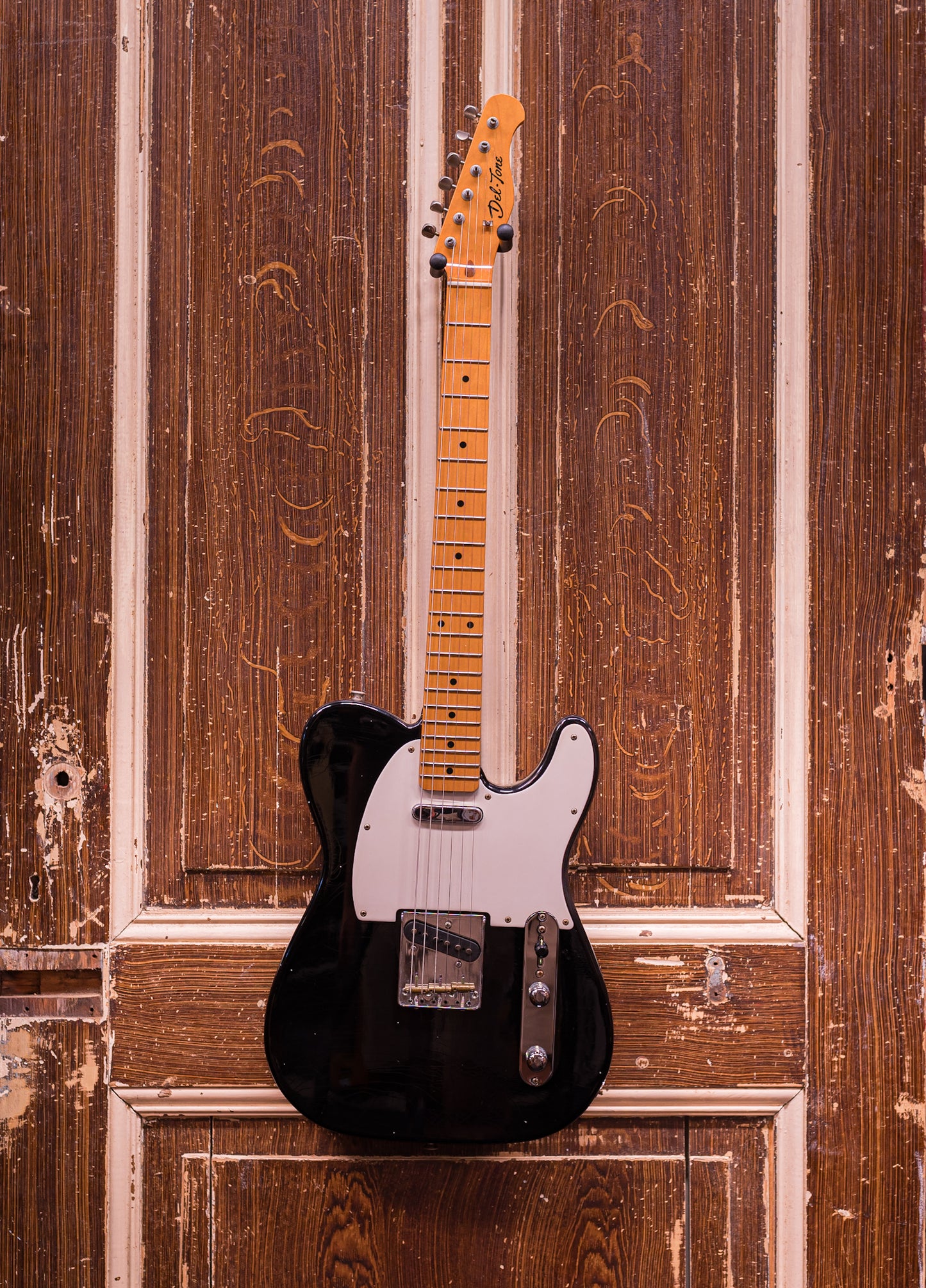 Del-Tone 50's T-Style Black Elektrische gitaar