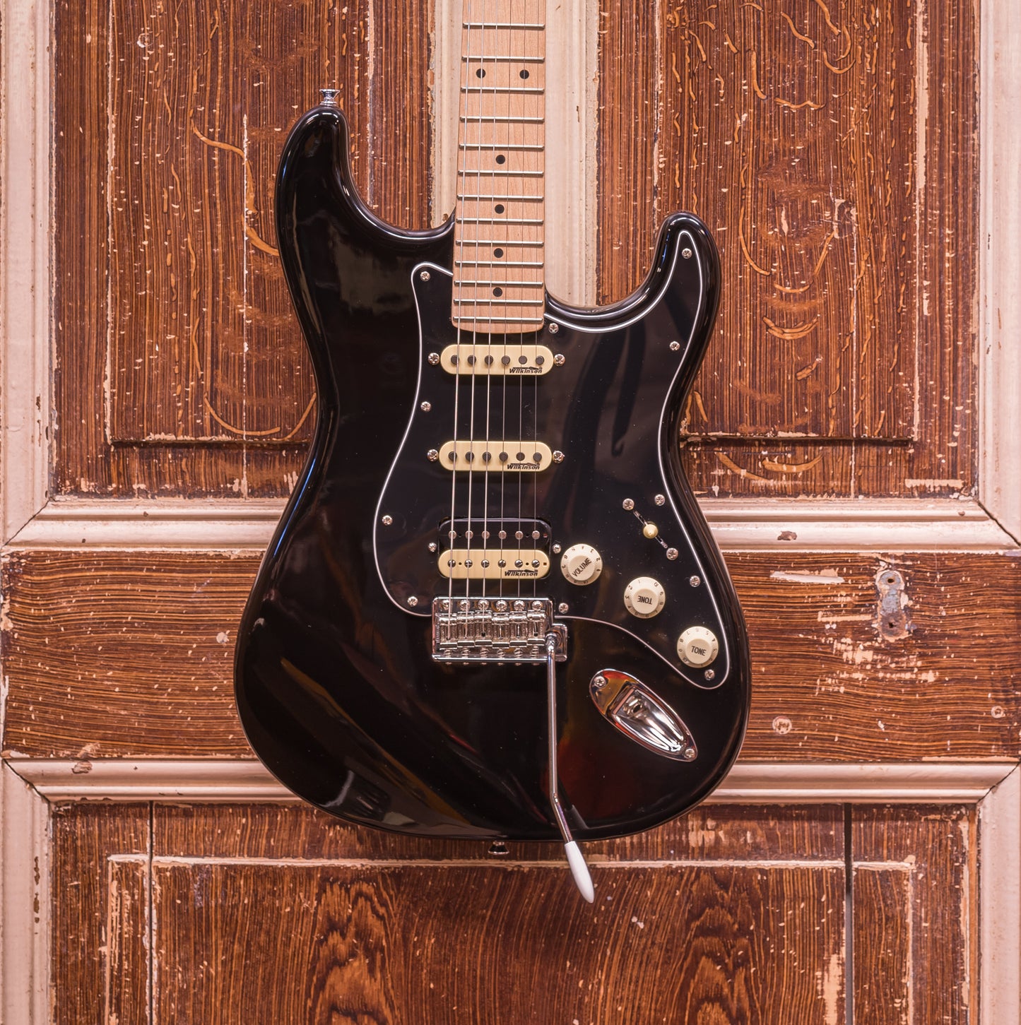 Vintage V6 HSS Boulevard Black Elektrische Gitaar