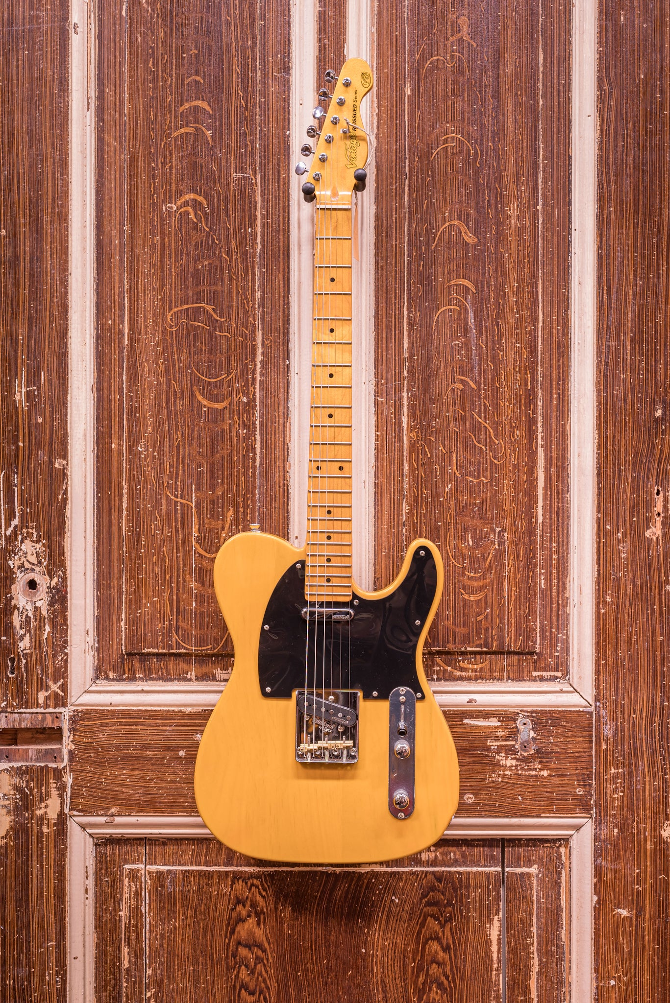 Vintage V52BS Butterscotch elektrische gitaar