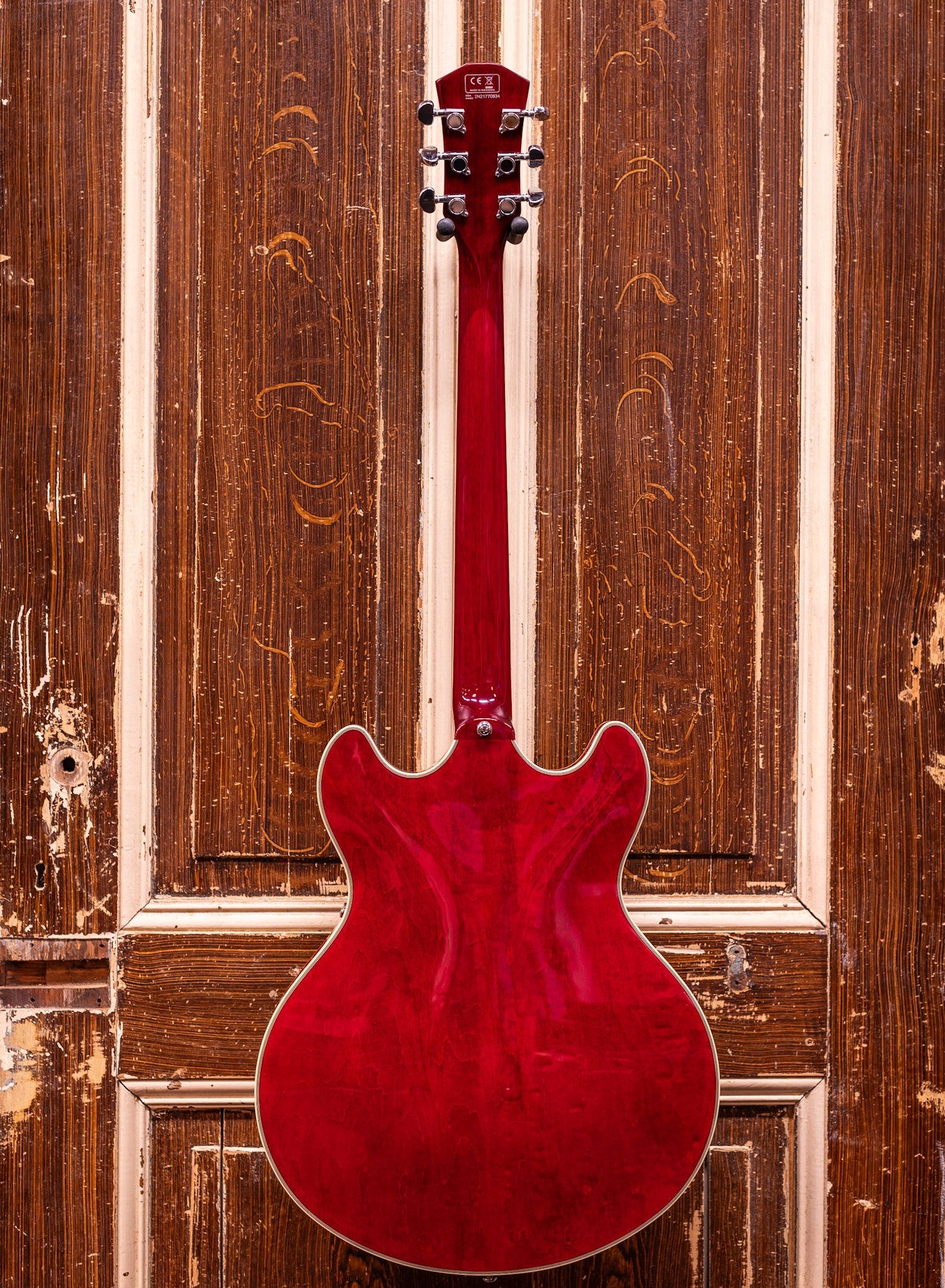 Sire Guitars H7 STR See Trough Red Archtop (occasion)