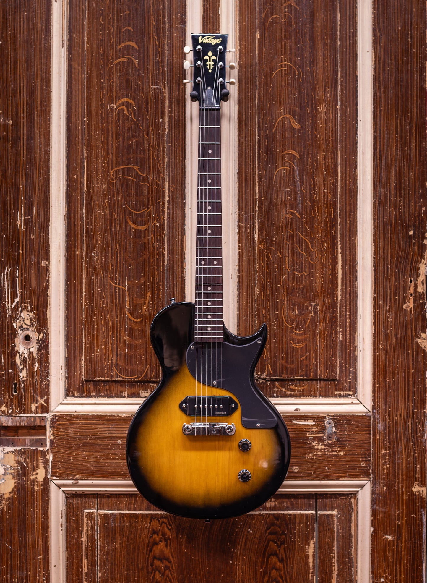 Vintage V120 ReIssued - Two Tone Sunburst Elektrische Gitaar