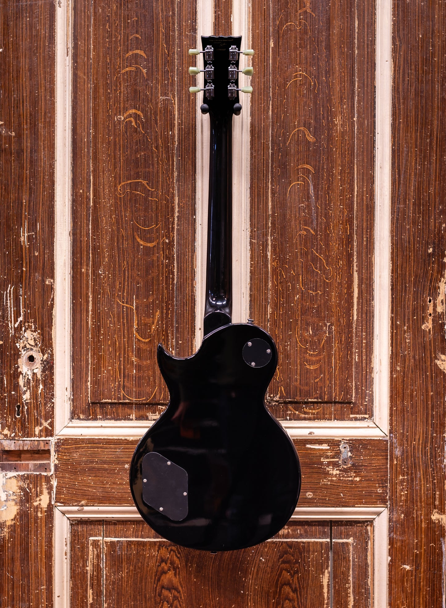 Vintage V100 Gloss Black Elektrische Gitaar
