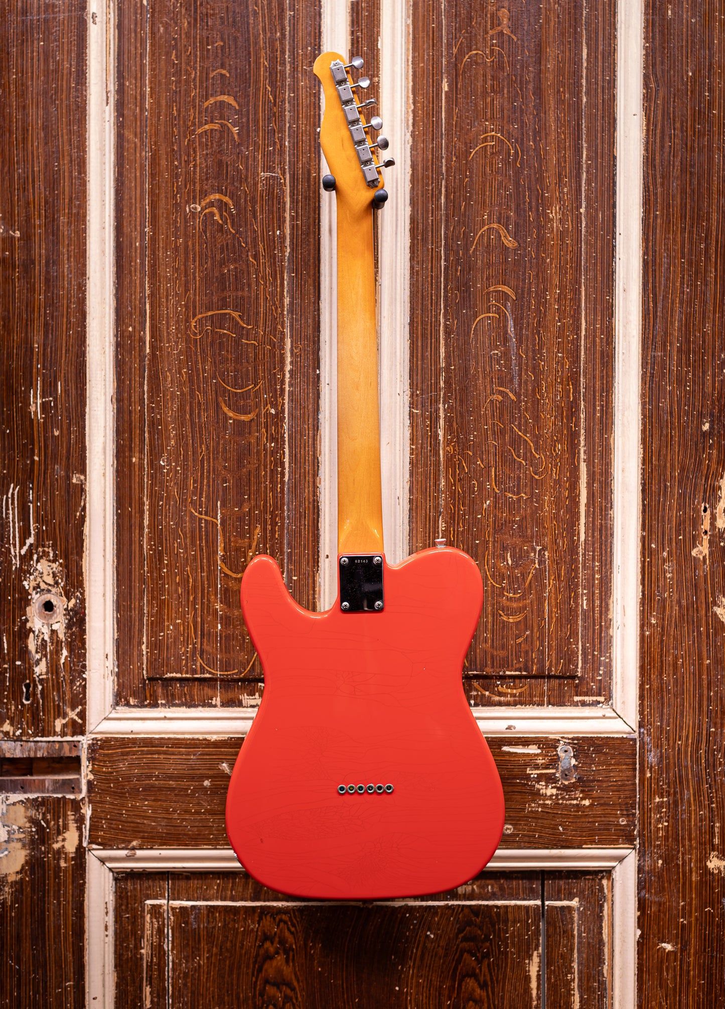 Del-Tone 60's T-Style Fiesta Red Elektrische gitaar