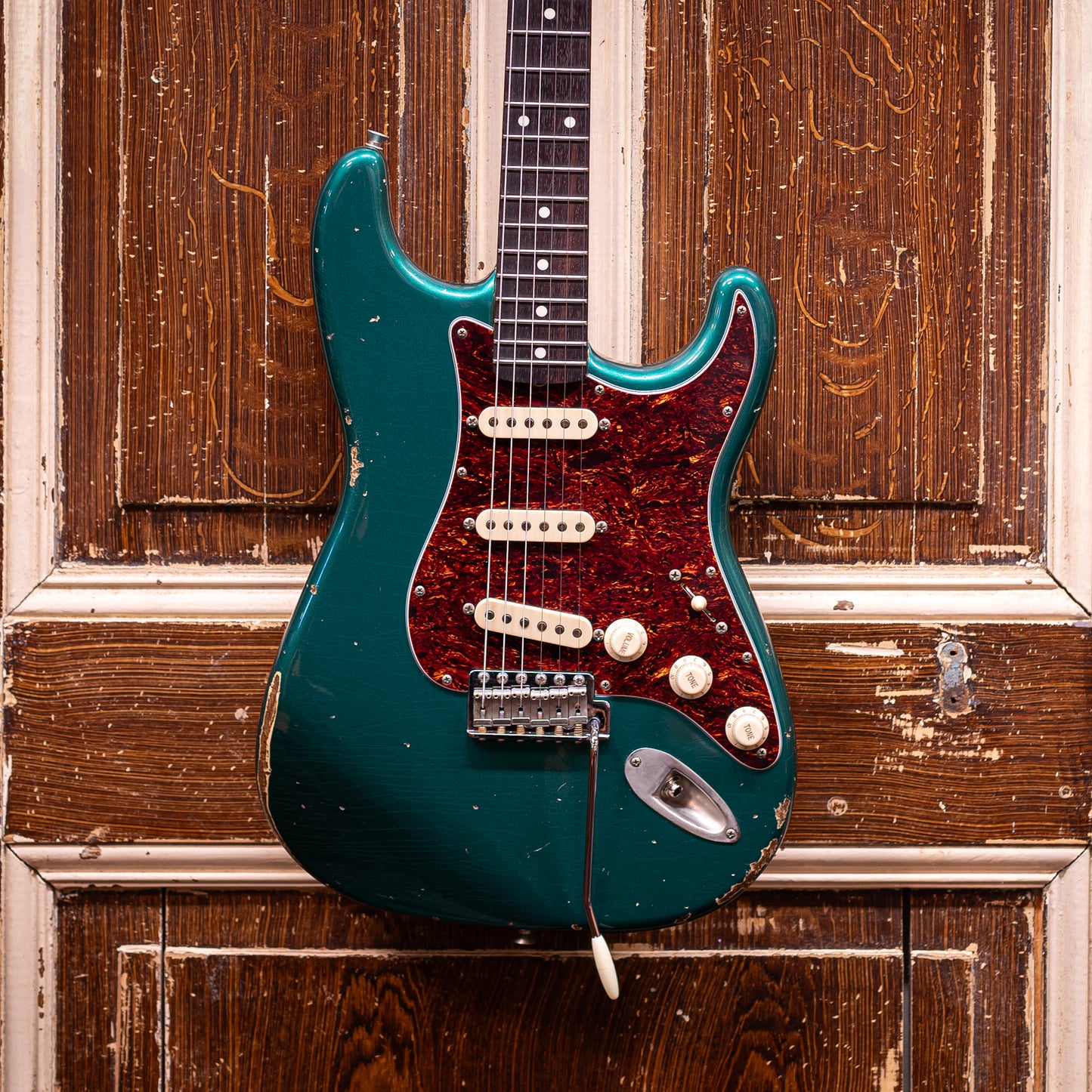 Del-Tone 60's S-Style Sherwood Green Special Order Elektrische gitaar