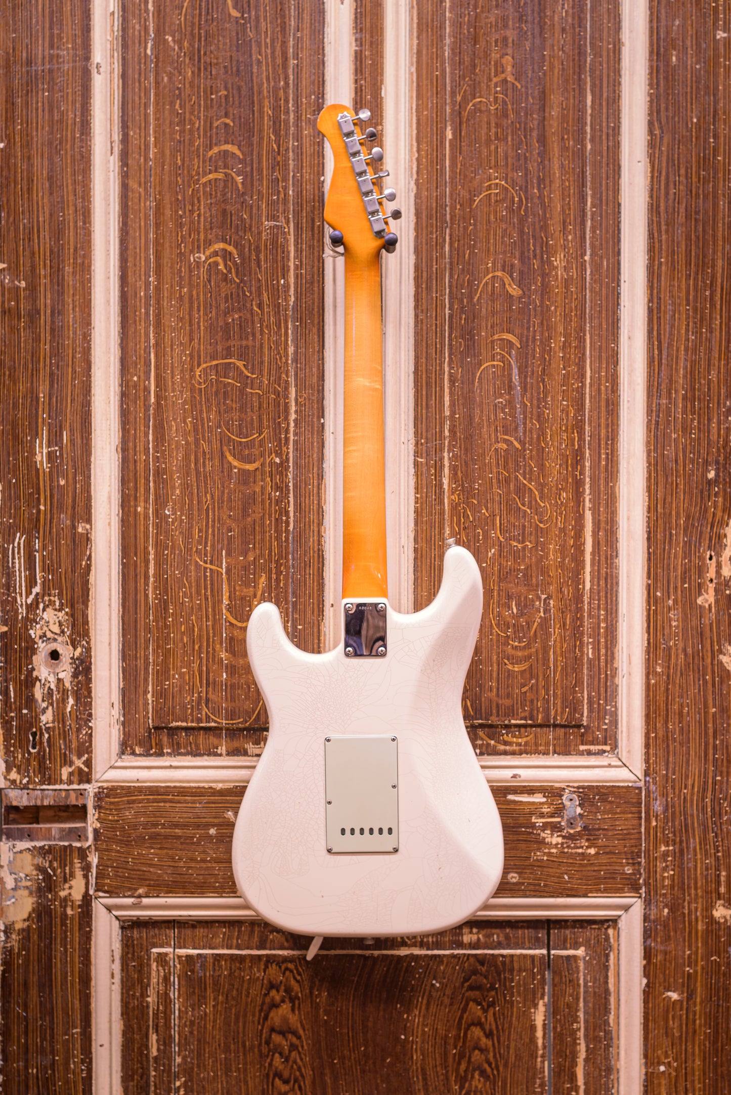 Del-Tone 60's S-Style Olympic White Elektrische gitaar (occasion)