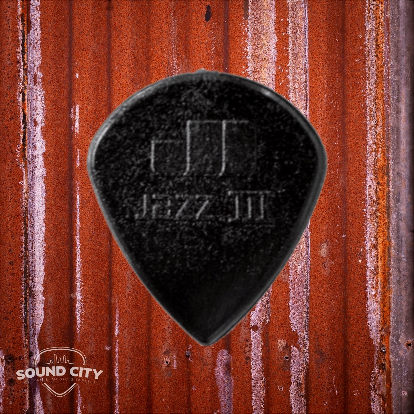 Dunlop Plectrum Jazz III 1.38mm Zwart 6PACK