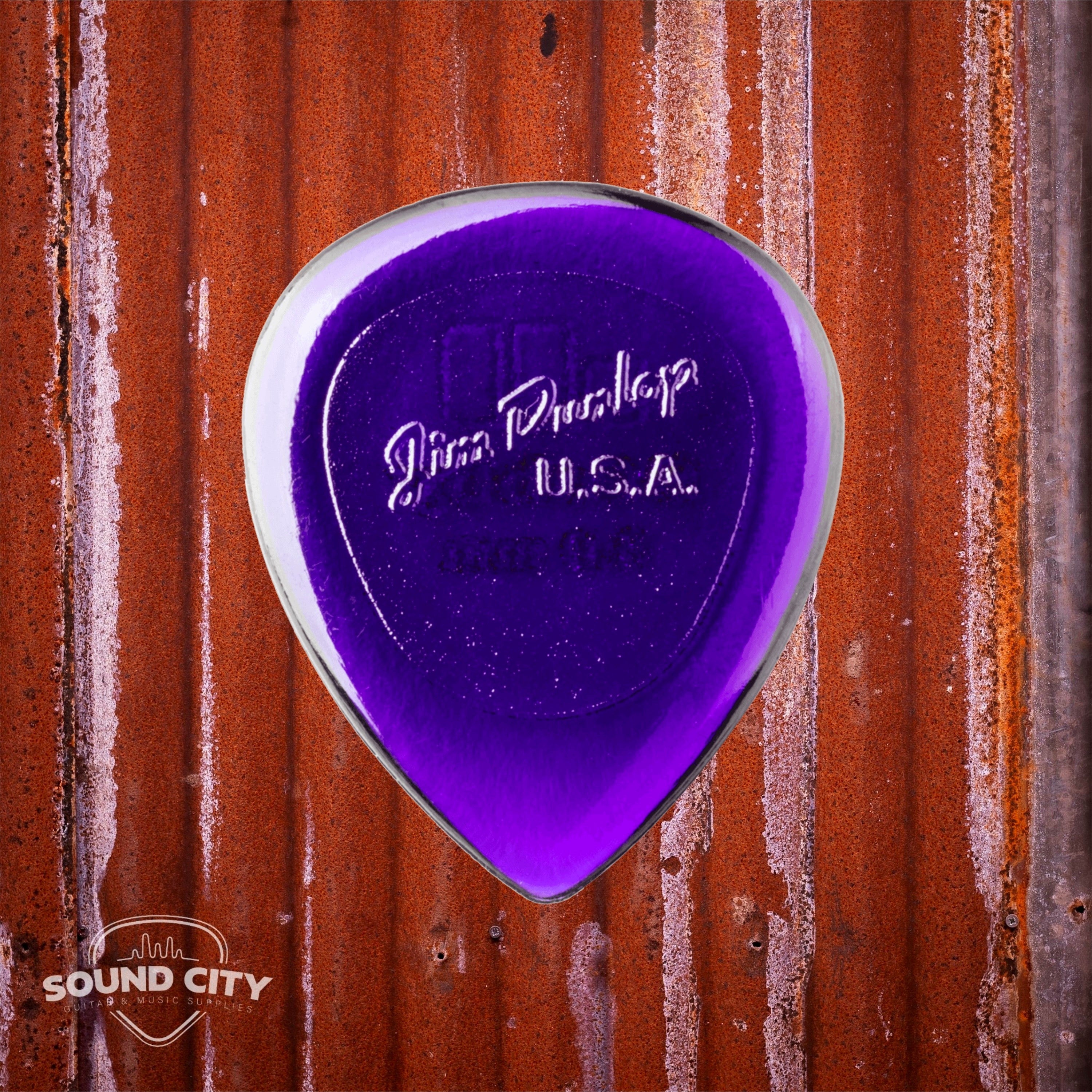 Dunlop Plectrum Stubby 3.0 Violet 6PACK