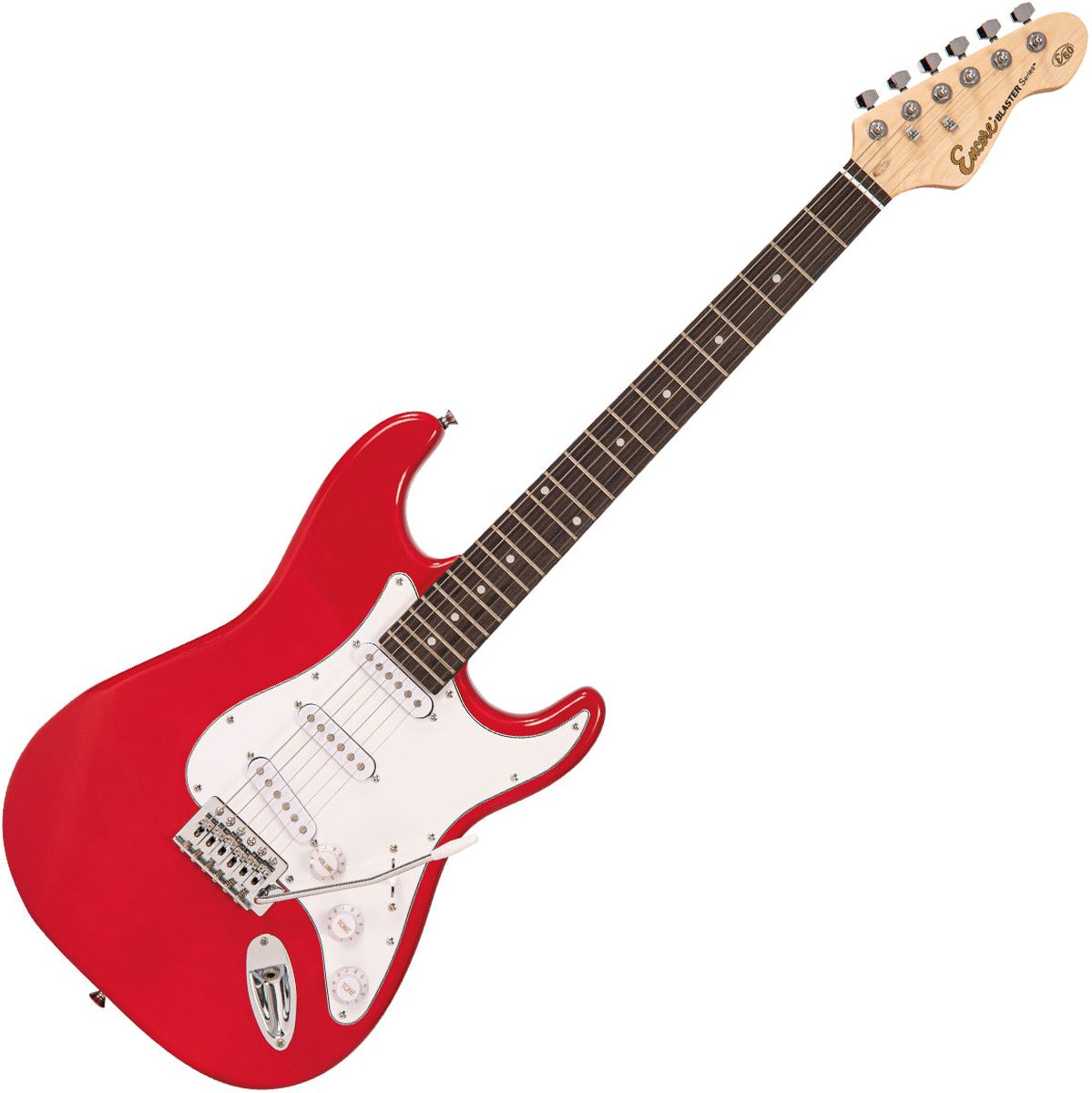 Encore E60 Blaster Elektrische gitaar Pack - Gloss Red