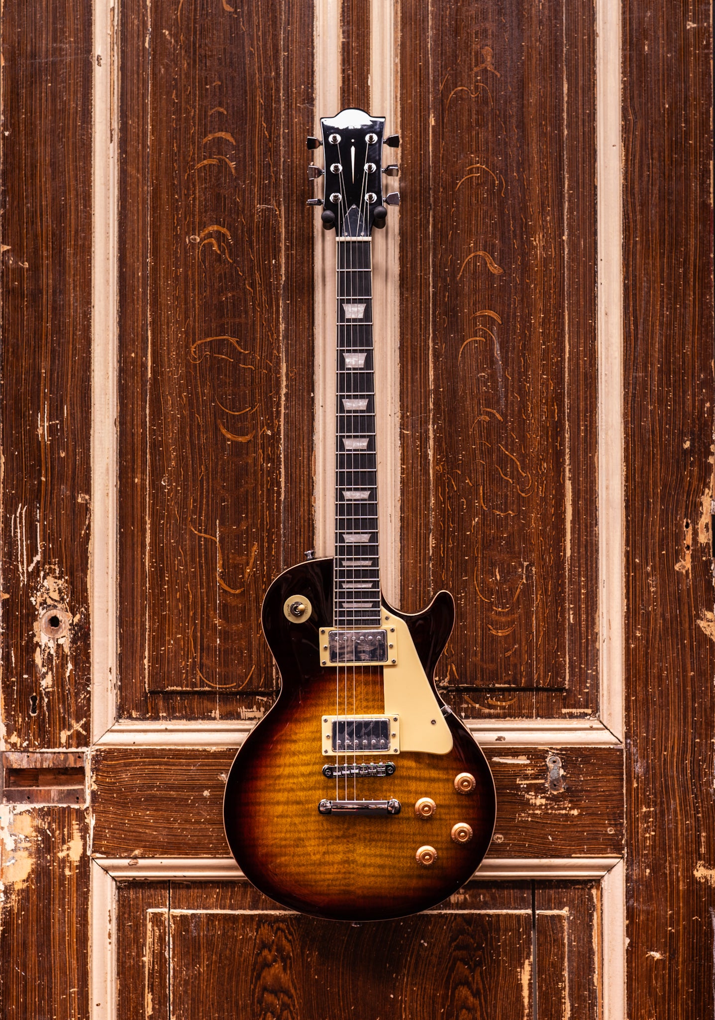 Eko VL480-HSB Starter LP Honeyburst Flamed Elektrische Gitaar