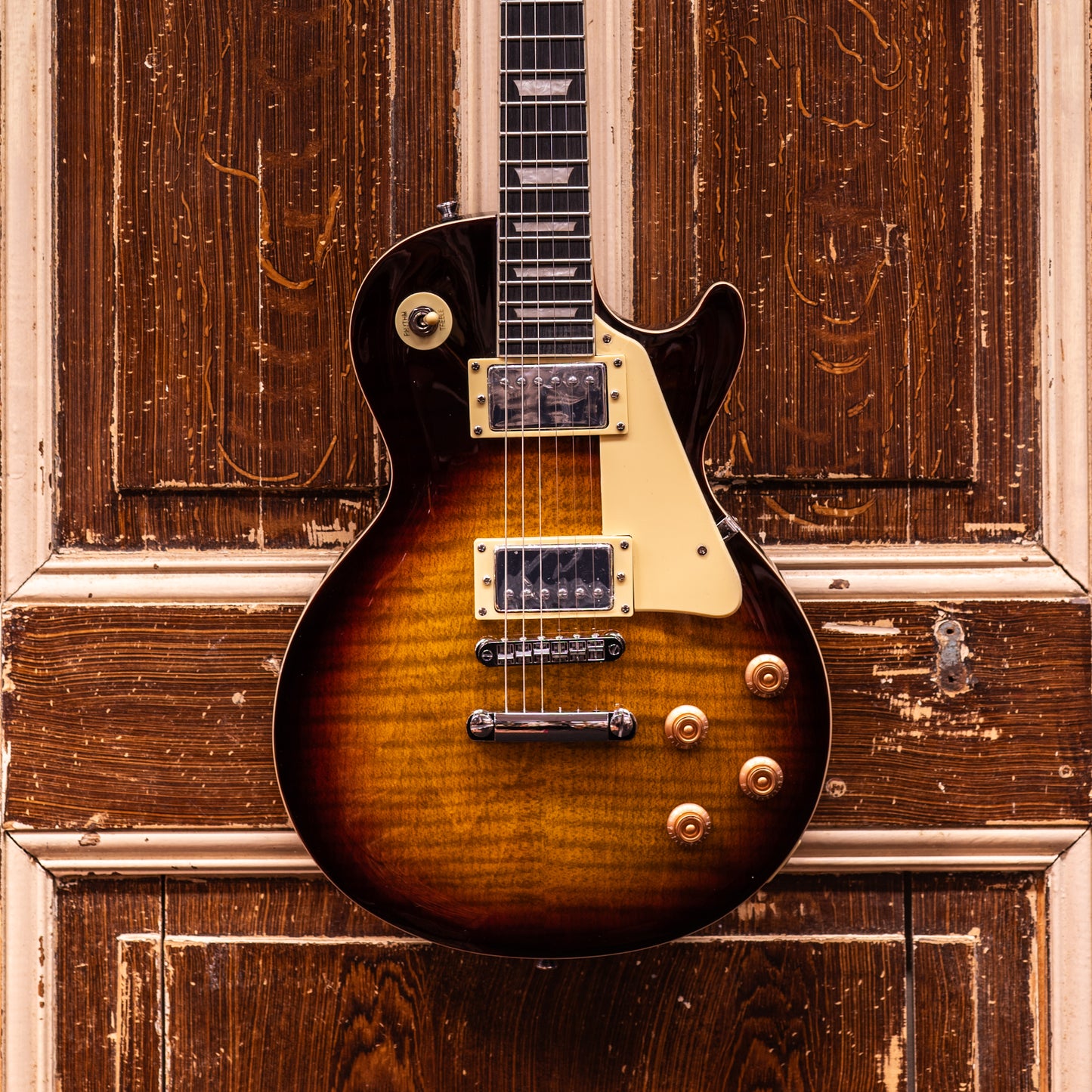 Eko VL480-HSB Starter LP Honeyburst Flamed Elektrische Gitaar