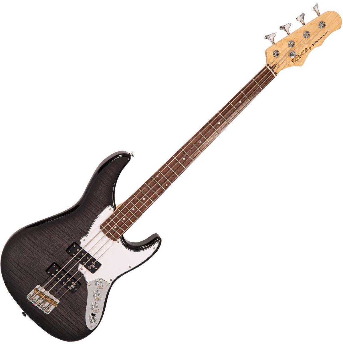 Fret-King Perception Custom 4 String Bass - Blackburst Basgitaar