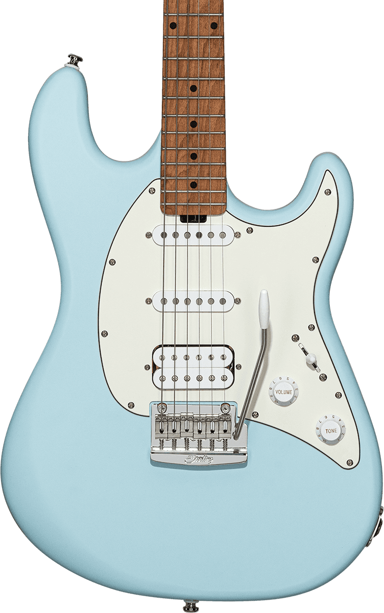 Sterling by Music Man Cutlass CT50HSS Daphne Blue Satin Elektrische Gitaar