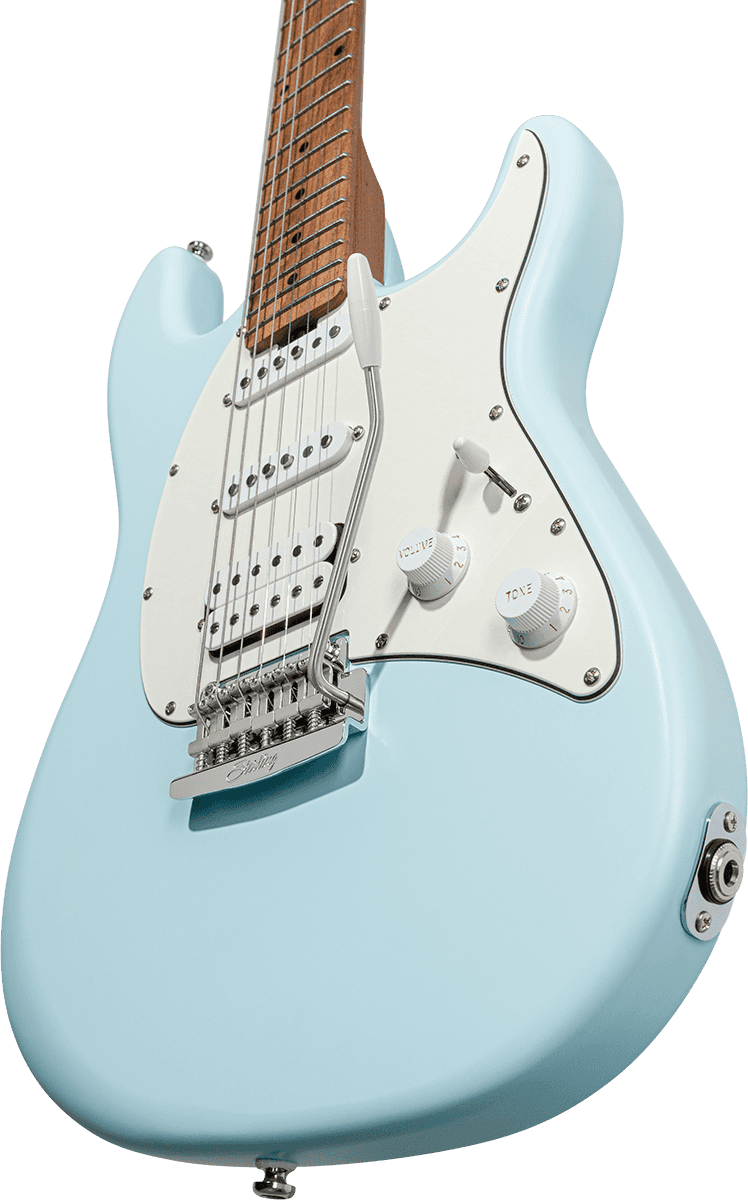 Sterling by Music Man Cutlass CT50HSS Daphne Blue Satin Elektrische Gitaar