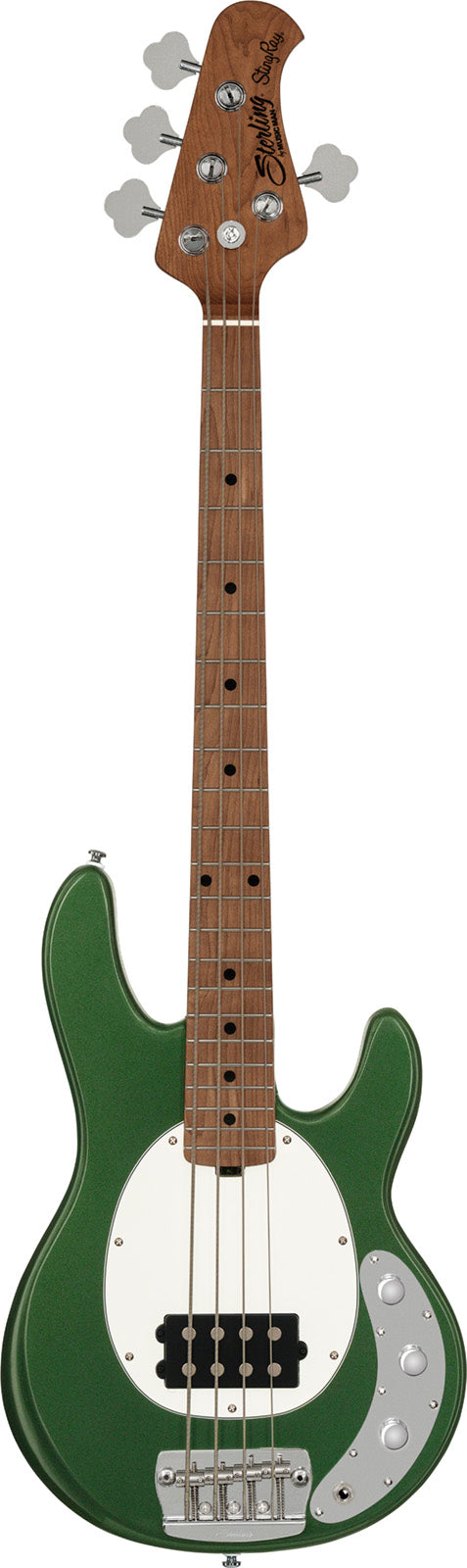 Sterling by Music Man StingRay Short Scale RAYSS4 Charging Green elektrische basgitaar