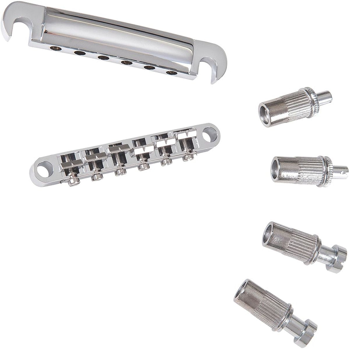 Guitar Tech LP Type Bridge & Saddle-Chrome