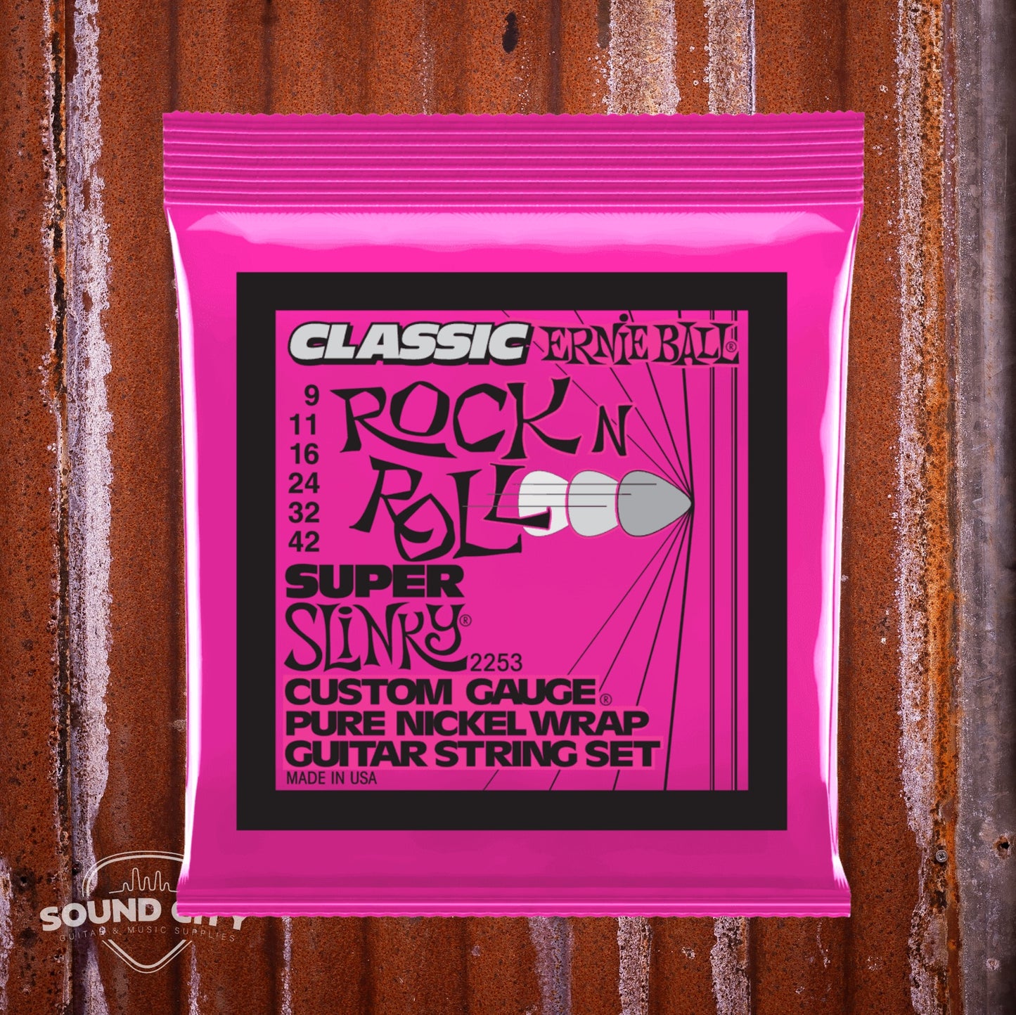 Ernie Ball 2253 Rock N Roll Super Slinky 09-42 snaren