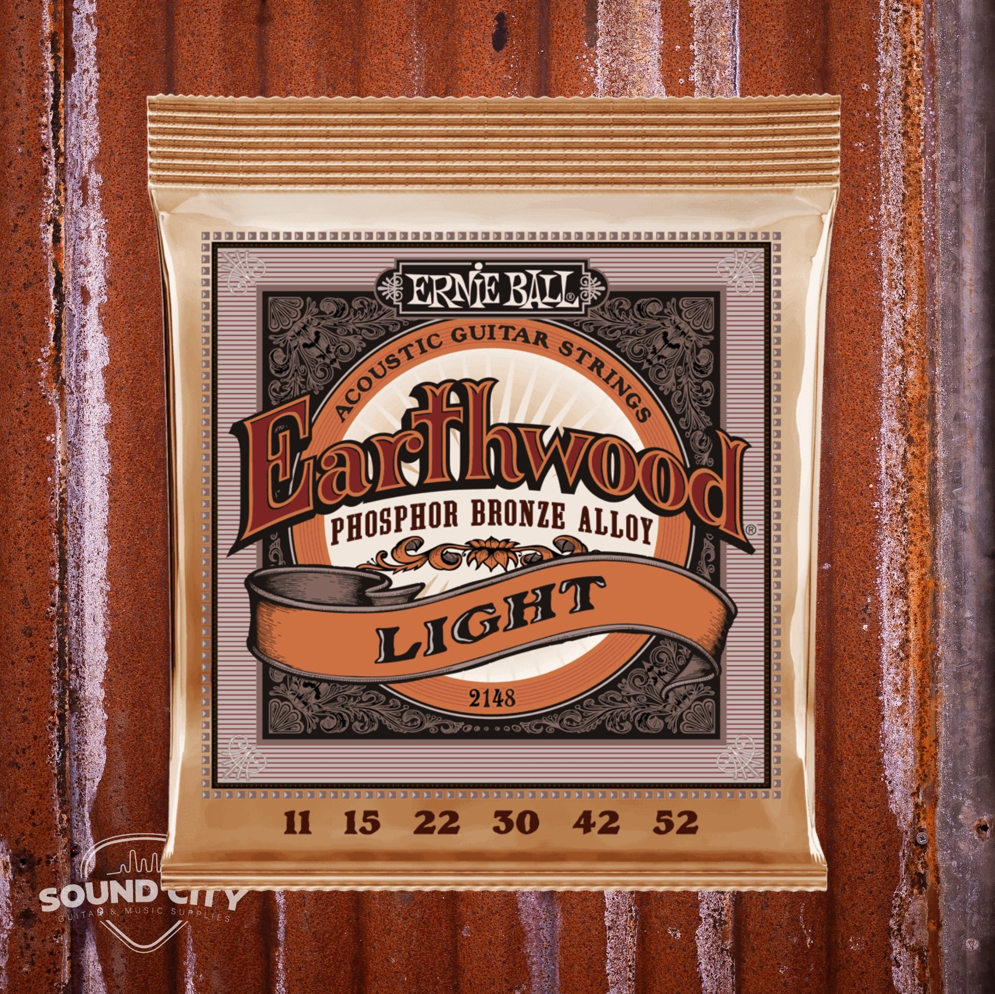 Ernie Ball 2148 Earthwood Light 11-52 snaren