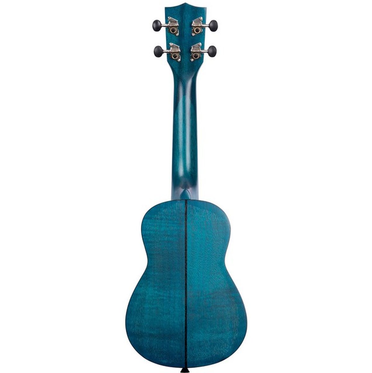 Kala Soprano Exotic Mahogany Blue Ukulele w/ Bag
