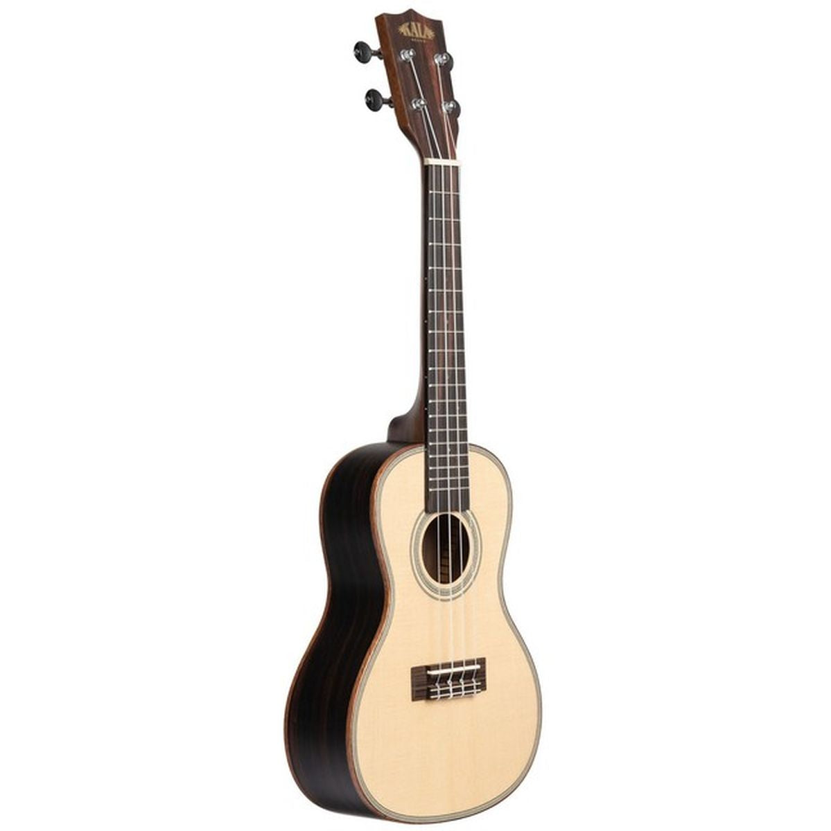 Kala Solid Spruce Top Ebony Concert w/ Bag