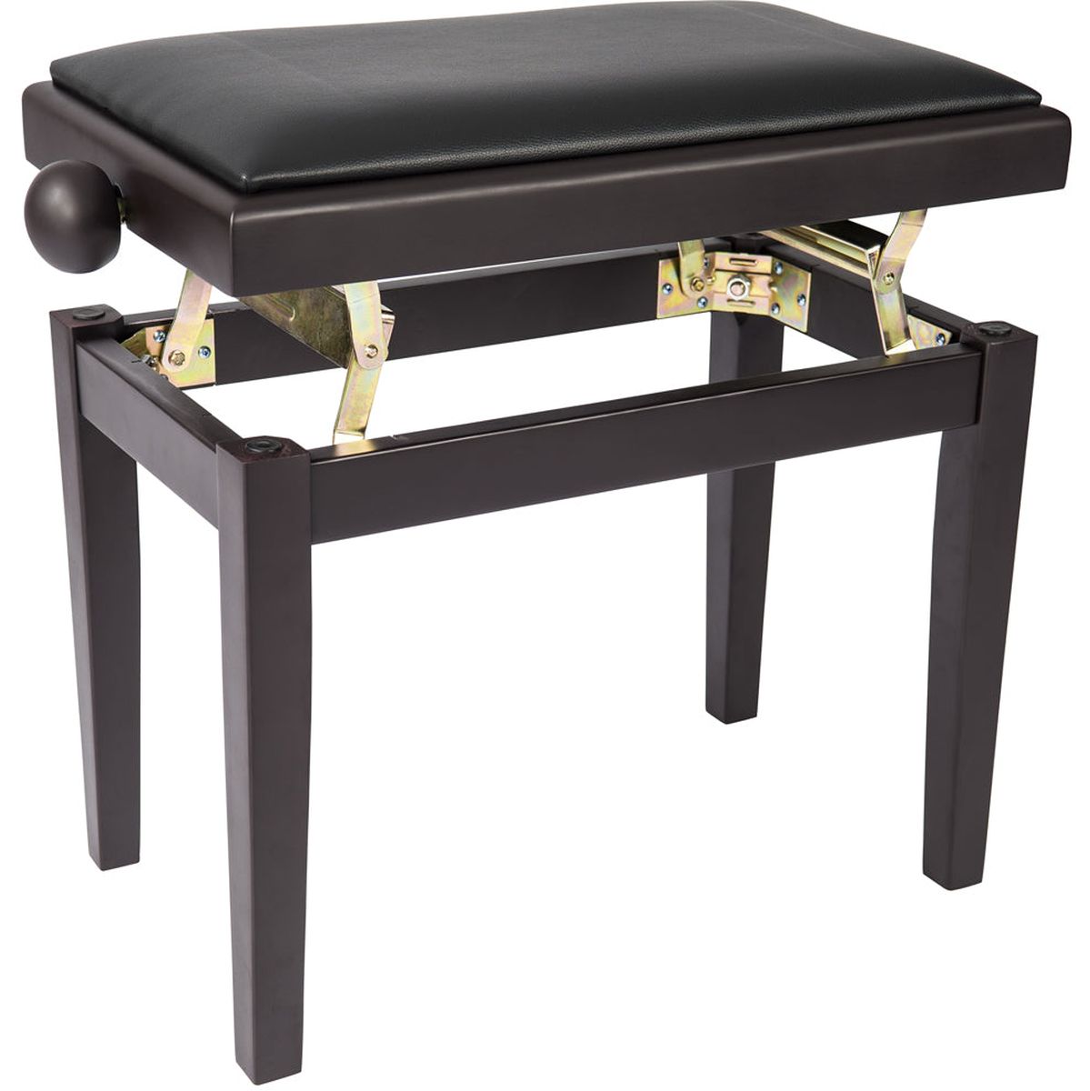 Kinsman Adjustable Piano Bench - Satin Brown