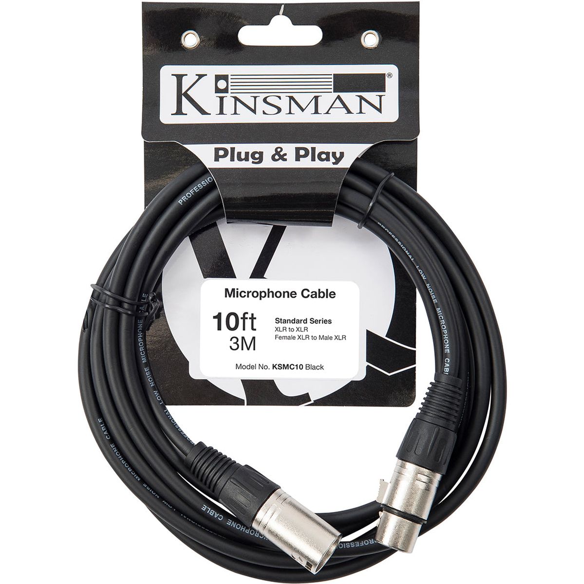 Kinsman Standard Microphone Cable - 10FT
