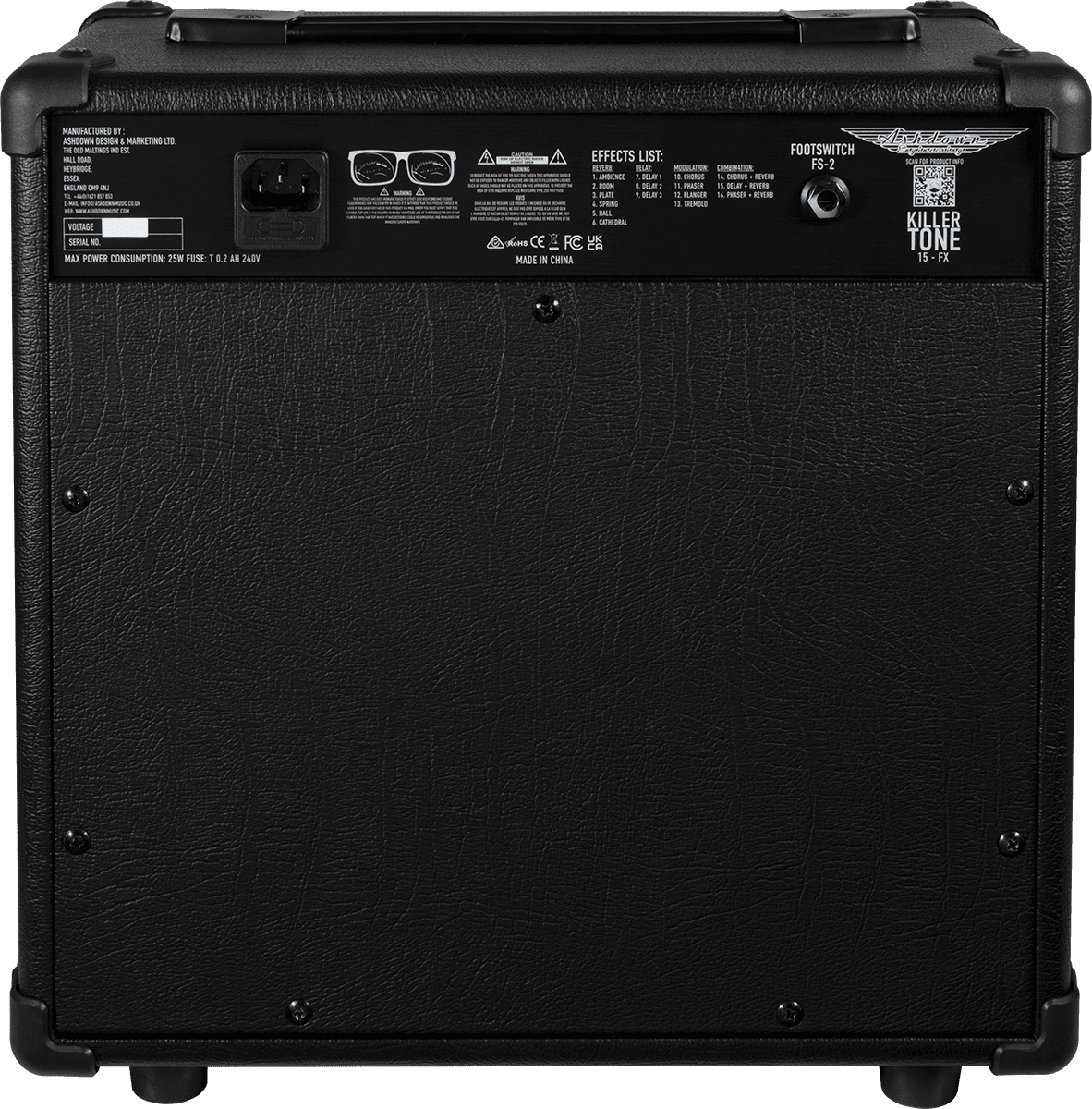 Ashdown Killer Tone KT-15FX Guitar Combo