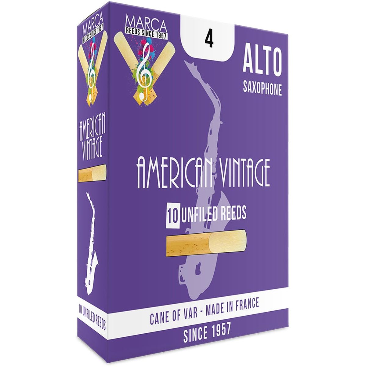 MARCA Reed Saxophone Alto American Vintage 4 - PK Of 10