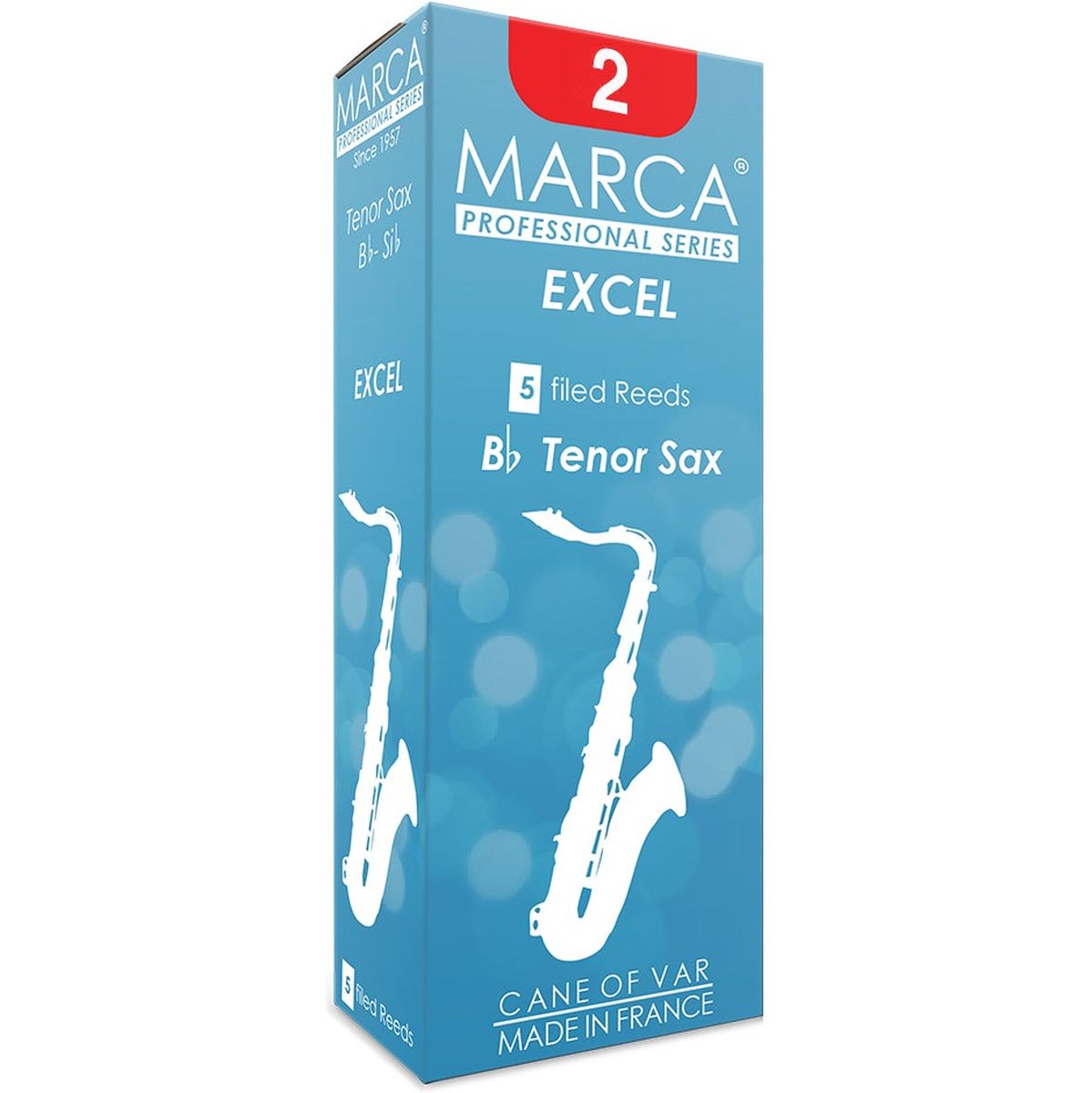 MARCA Reed Saxophone Tenor Excel 2 - PK Of 5