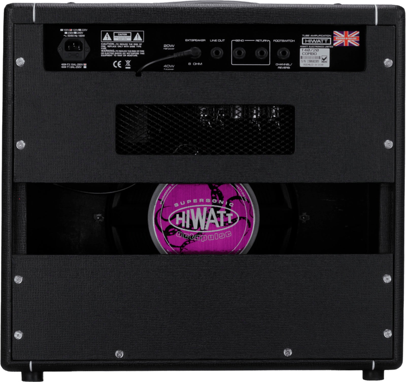 HIWATT T40/20 Tube Series 1x12 Gitaarversterker combo