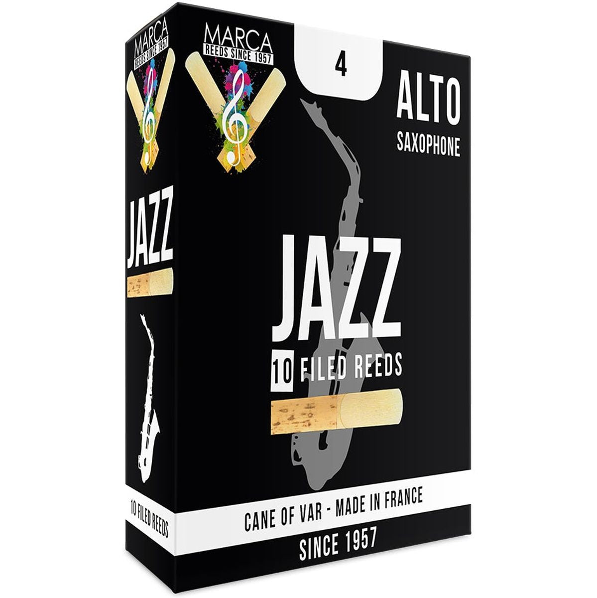 MARCA Reed Saxophone Alto Jazz - Filed 4 - PK Of 10