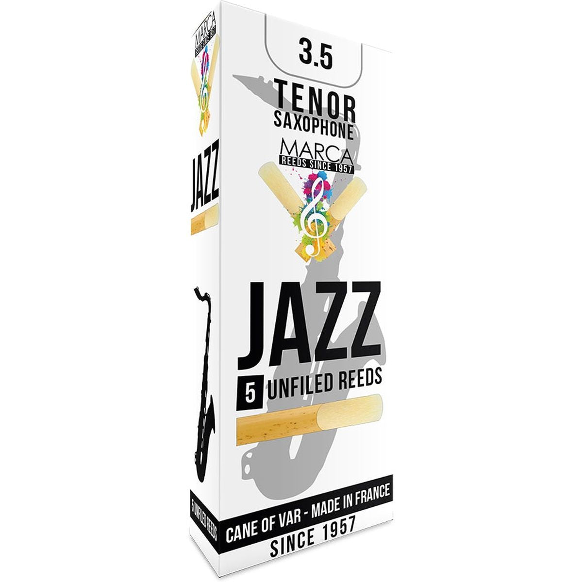 MARCA Reed Saxophone Tenor Jazz - Unfiled 3.5 - PK Of 5
