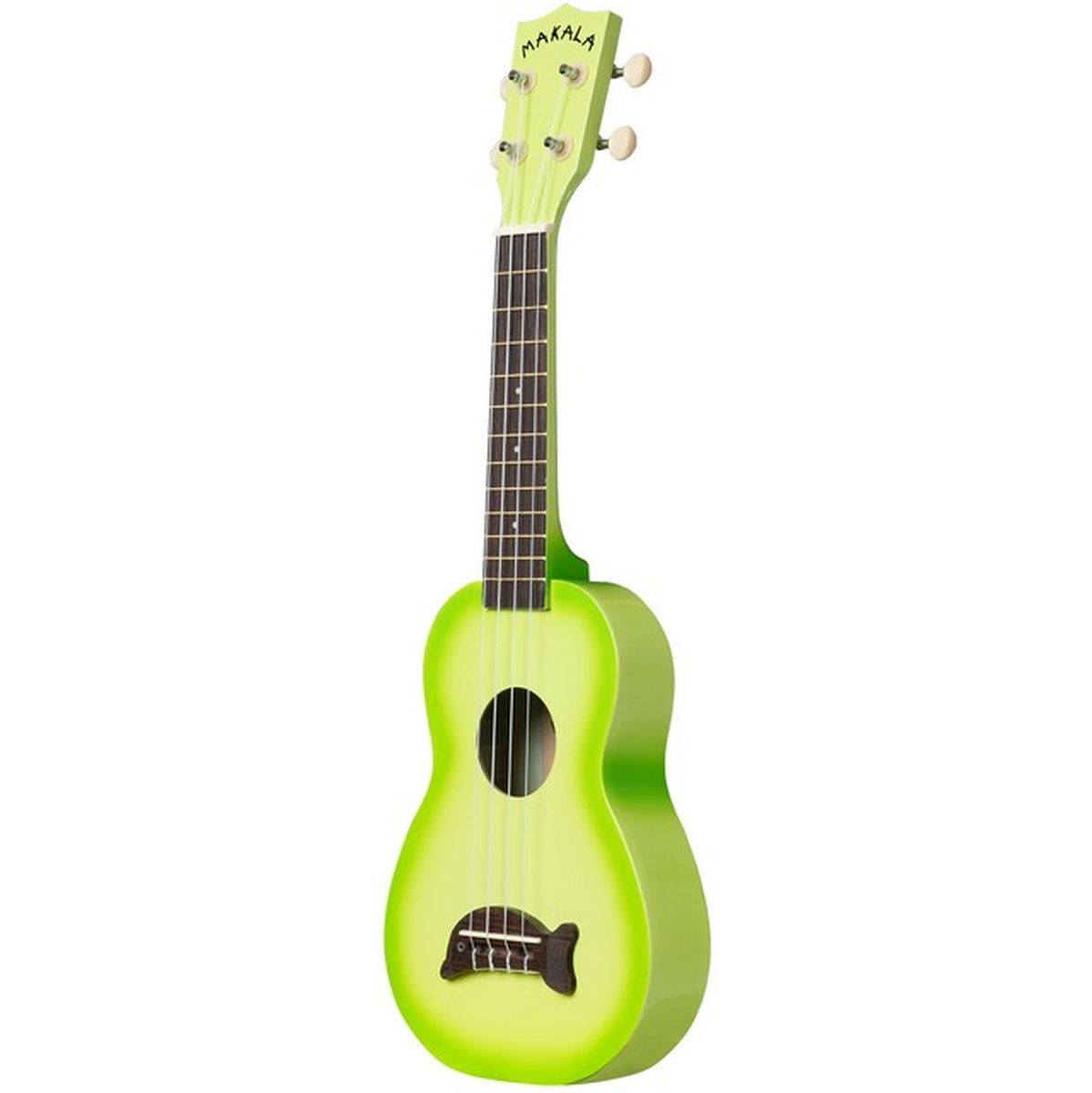 Kala Green Apple Burst Soprano Dolphin Rosewood Update