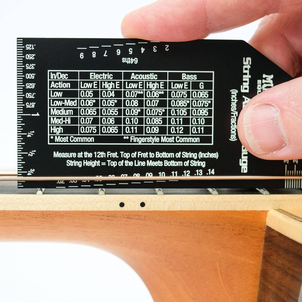 MusicNomad Precision String Action Gauge - MN602
