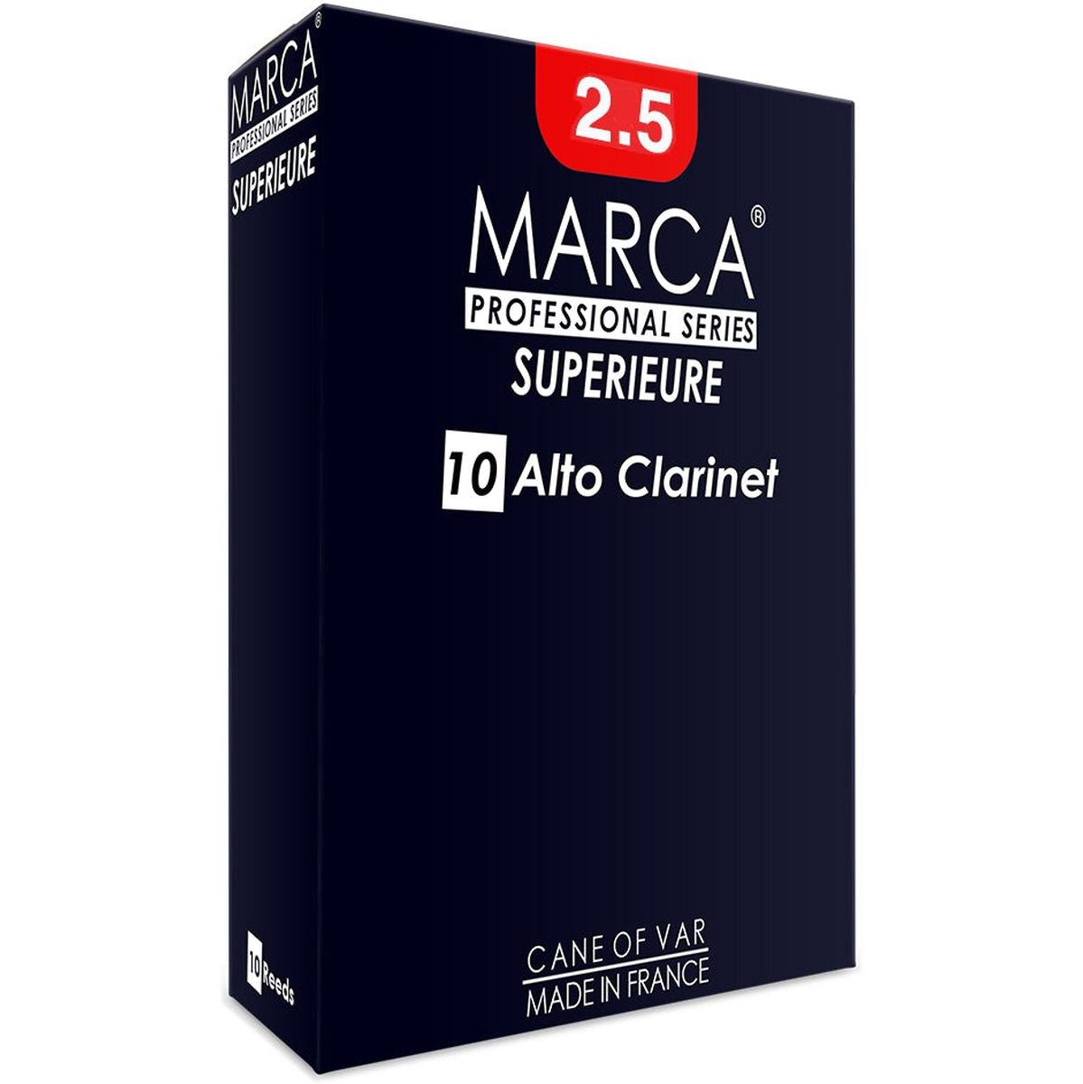MARCA Reed Clarinet Alto Superieure Cut 2.5 - PK Of 10